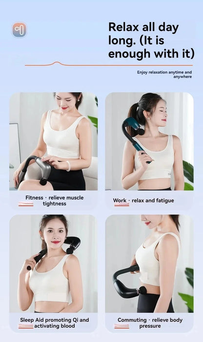 NeckZeno Long-Reach Massage Gun
