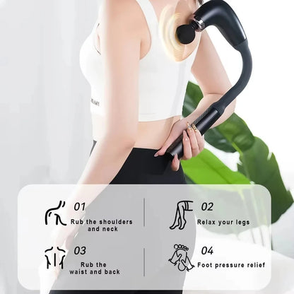 NeckZeno Long-Reach Massage Gun