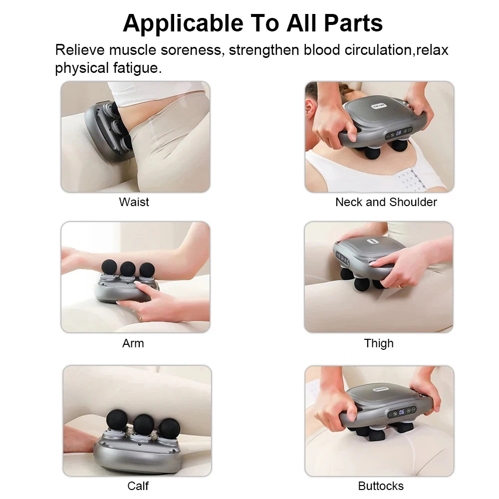 NeckZeno 6-Node Fascia Massager